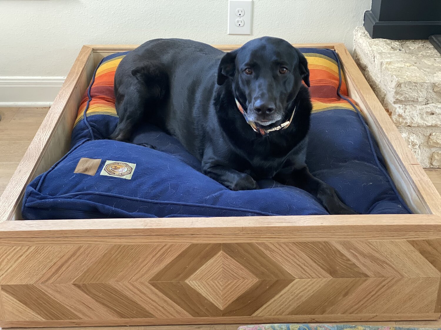 Extra Large Dog Bed Tired Dog Furniture Custom Woodworking